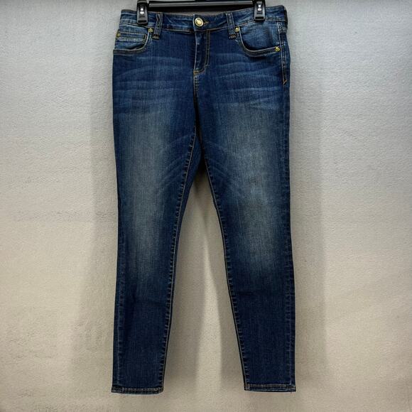 Kut from the Kloth Jeans Women's 6S Blue Toothpick Skinny Classic Minimalist - Picture 1 of 16